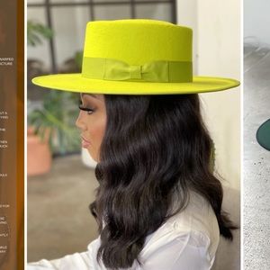 Lime Green WINTER HAT